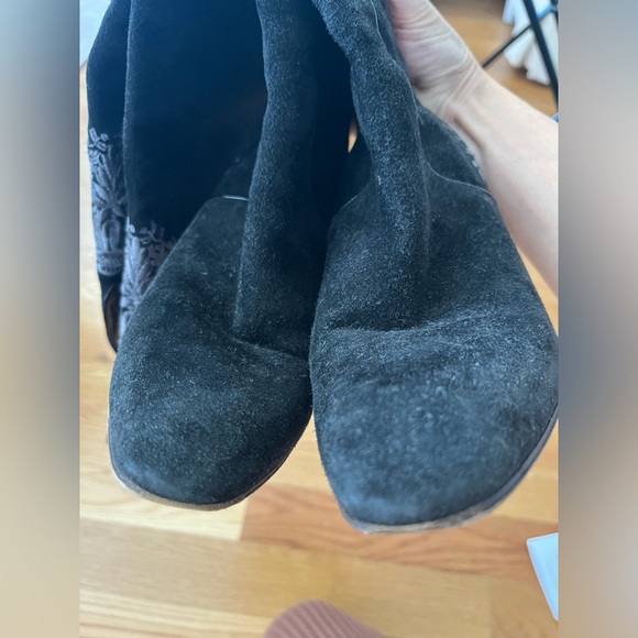 VINTAGE GUCCI Black Suede boots SIZE 39 C - Picture 5 of 6